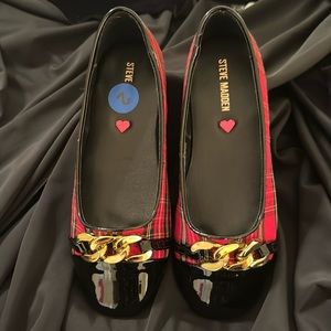 Steve Madden Kids Vivi Casual Girl's Shoes plaid